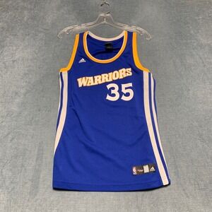 Golden State Warriors Jersey Women's M Blue Kevin Durant Adidas Basketball NBA